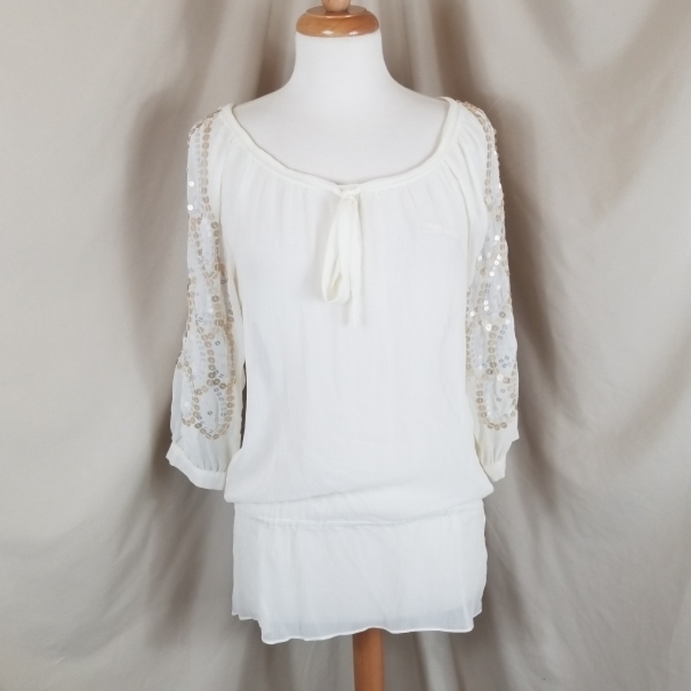 Nicole Miller Sheer Blouse